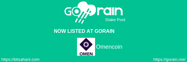 bitsahani's tweet photo. Omencoin listed in our stake pool system https://t.co/fOq2aEzK8W, come and visit our pool. Good earnings.

@omen_elite @bitsahani #GORAIN #STAKE https://t.co/n1S45NwY4P