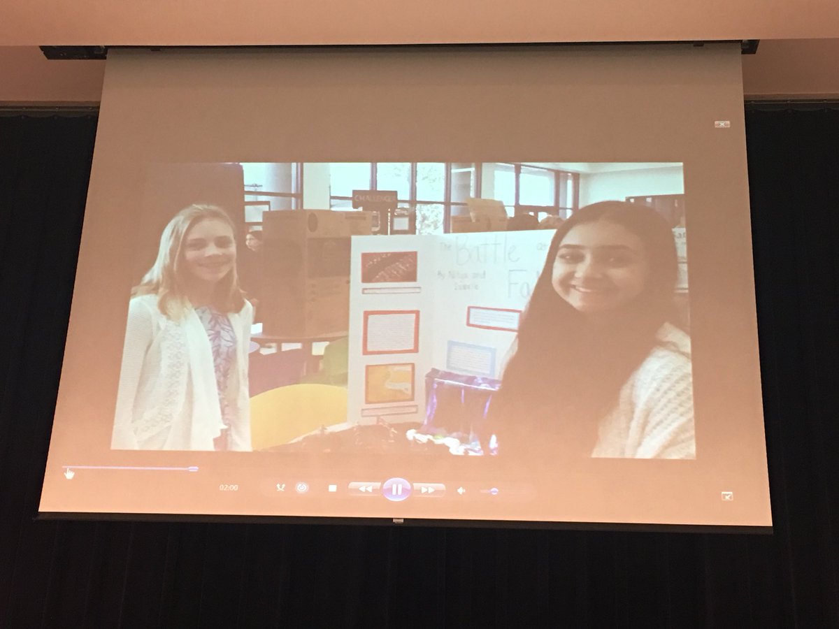 WilsonMSLibrary's tweet image. Bulldogs participated in History Fair competition. Not pictured: students who dashed to Orch MPA right after presenting. Documentary by Madison, Amelia and Kate gets Honorable Mention. So proud of these inquisitive students who worked on the research projects in their spare time!