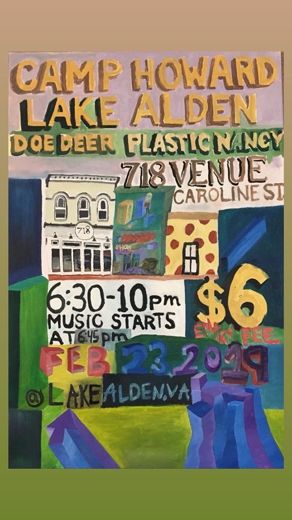 doedeermusic's tweet photo. fredericksburg next week @ 718 caroline! https://t.co/roWtw2RITQ