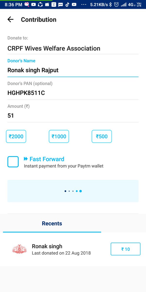 rebelronaksingh's tweet image. 🙏🙏🙏please 🙏🙏🙏 अपने  CRPF भाई  के फैमिली के लिए #DONATE  करे  आपके  10 20 रूपिया  से  उनका  परिवार  को  अर्धिक मदद  मिलेगा !!!
@yadav_rebel
@narendramodi
@PMOIndia
@KapilSharmaK9
@sherryontopp
@pappuyadavjapl
@TejYadav14
@yadavtejashwi
@crpfindia
#REBEL___BROTHERS__MURLIGANJ