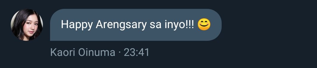 jonrigalaxies's tweet photo. Huhuhuhu akala namin wala na talagang pabati huhuhu salamat po mommy areng @kaori_oinuma at daddy boyet @AljonMendoza_

Salamat po talaga. So much love.

#GalaxyLebrates3rdARENGSARY https://t.co/cVybgQ5ais
