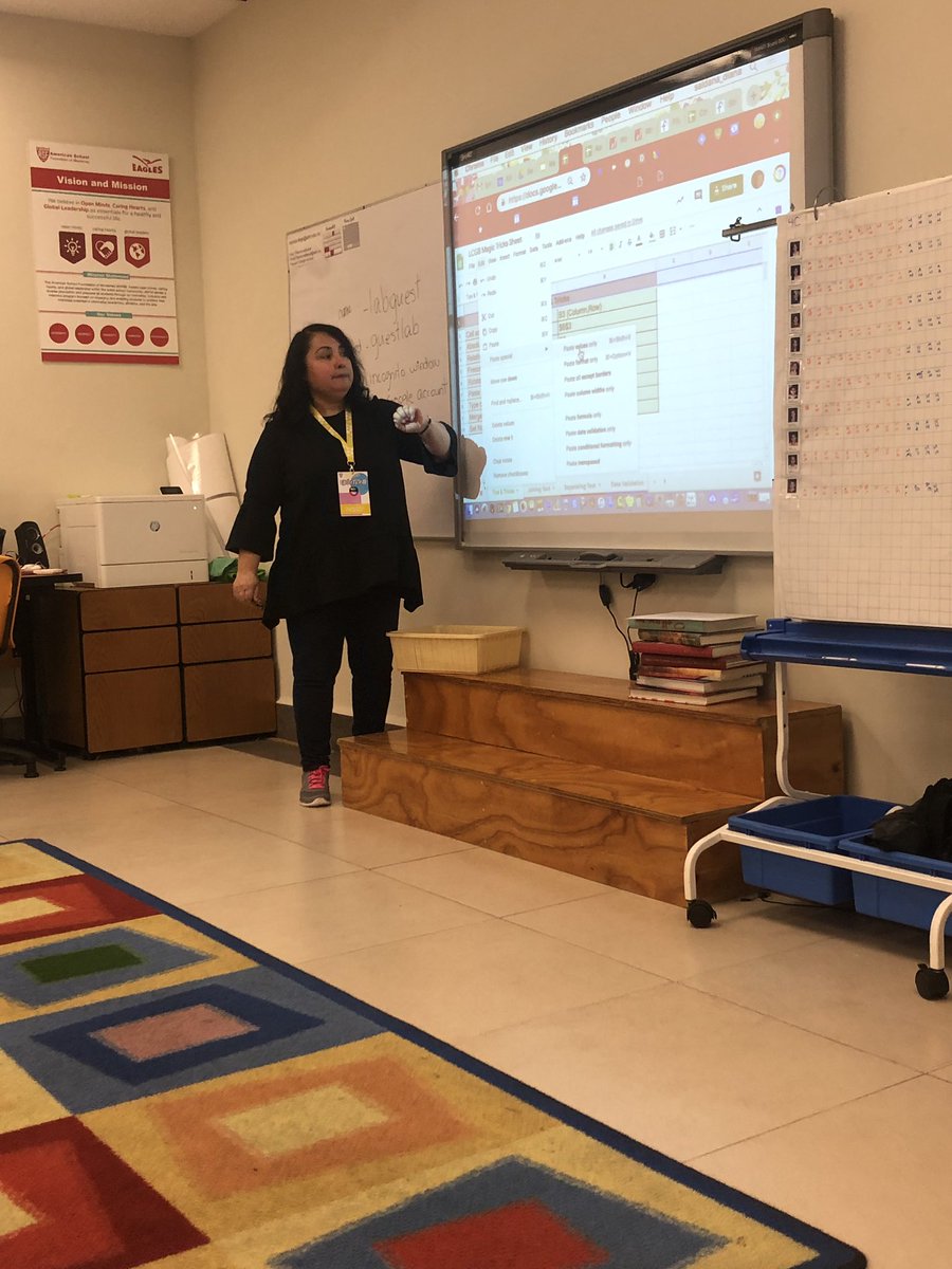 casssalasv's tweet photo. Learning tips and tricks to use google spreadsheets! @dianasaldana @LiveCuriousASFM #LiveCurious https://t.co/cGVoLI5w65