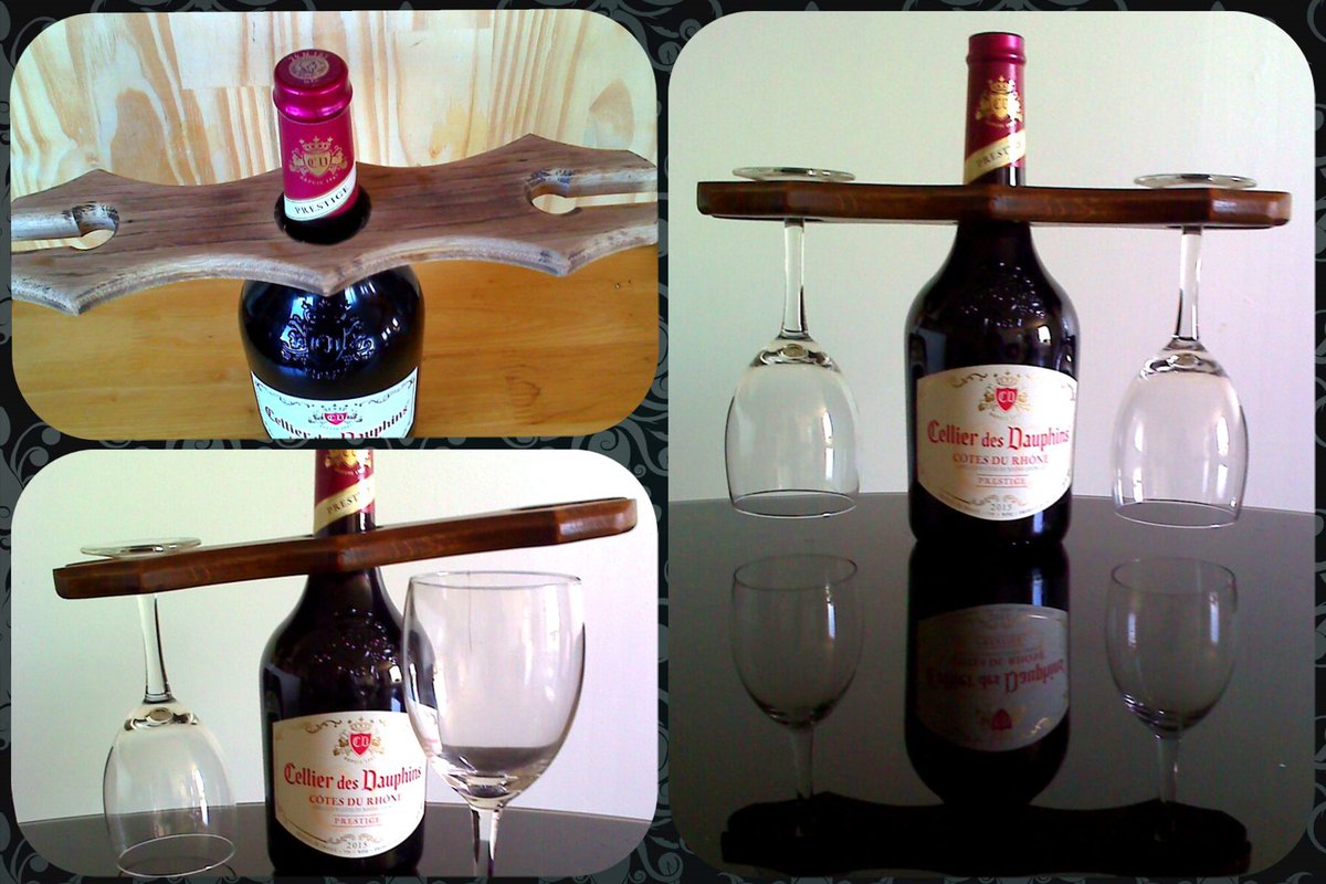 JayJayWhite10's tweet photo. Unique way to hold your wine glasses #BordeauxWine #FrenchWines #glassholders #giftsforhim #giftsforher #mothersdaygifts #reclaimedwood #Frenchstuff #lostinBordeaux #shophandmade #whitedriftgifts https://t.co/q81VOtwL4Q