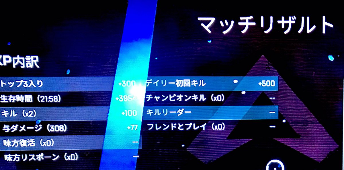 accelerated9029's tweet photo. apex始めて1日でトップ3に入れたけどまだ1位取れないんだよなぁやっぱり最後の方まで生き残ったら1位取りたいわ
#apex https://t.co/pCMelWVc6p