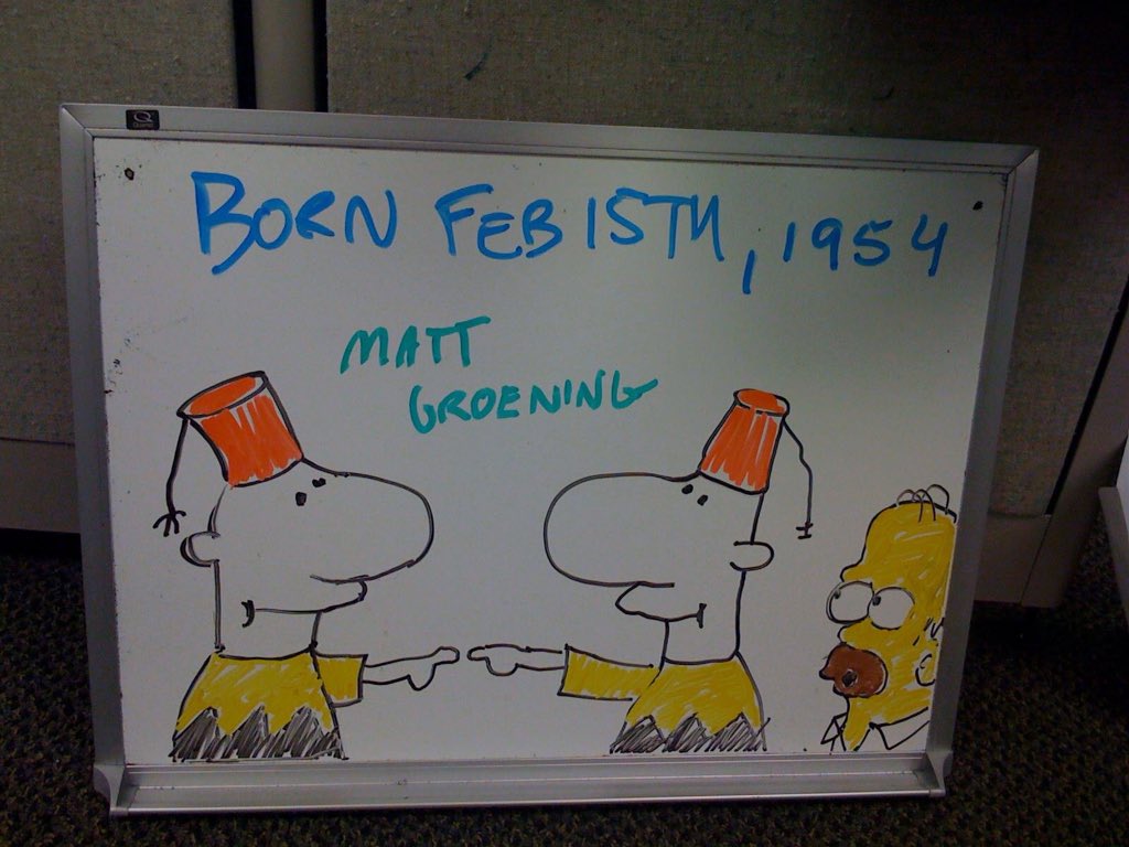 Happy birthday Matt Groening! 