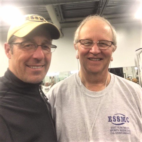 essmctherapy's tweet photo. Found another faithful follower at the gym today. Bob Hays sporting the now famous 25th Anniversary t-shirt. Both he and the t-shirt are holding up well. Good job Bob! 

#ChoosePT #PhysicalTherapy #SportsMedicine #OccupationalTherapy #PT #OT #PatientCare #QualityCare #ESSMC  #PT https://t.co/Q9KG2bXze0