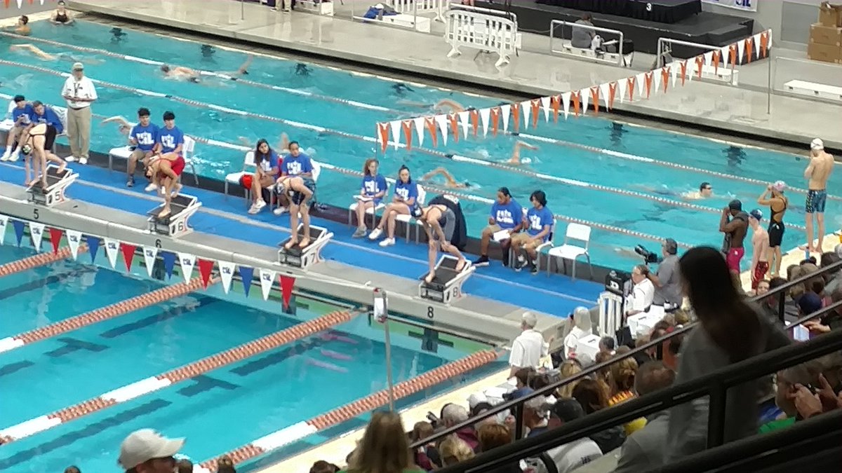 Meredith on the block in the 50 free! Finished 6th in the State! <a href="/CHS_Rangers/">Clements Rangers</a> <a href="/SwimClements/">Clements Swimming</a>