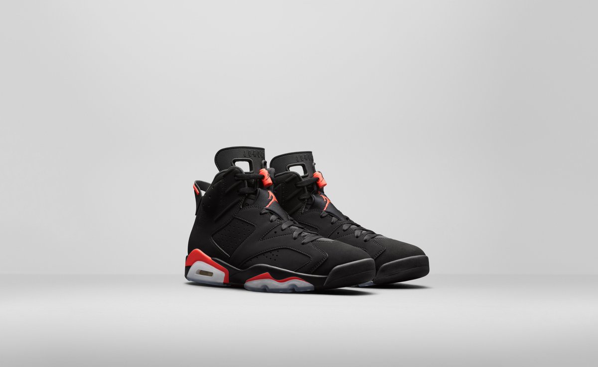 DarksideSF's tweet image. Air Jordan 6 Black/Infrared Available FCFS at our Powell Street Location only Saturday, February 16th. Doors open at 11am.