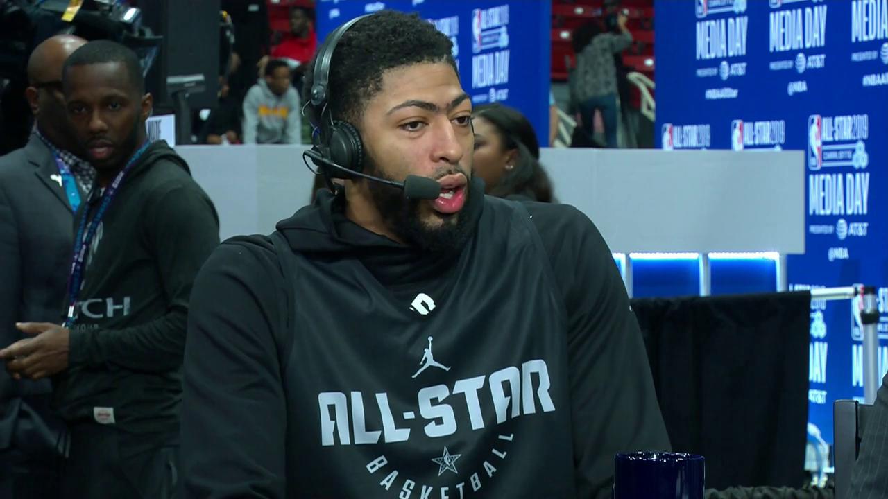 NBA TV on X: ""All 29 other teams are on my list." Anthony Davis says he does not have a preferred destination #NBAAllStar https://t.co/fyCIxtLdYX" / X