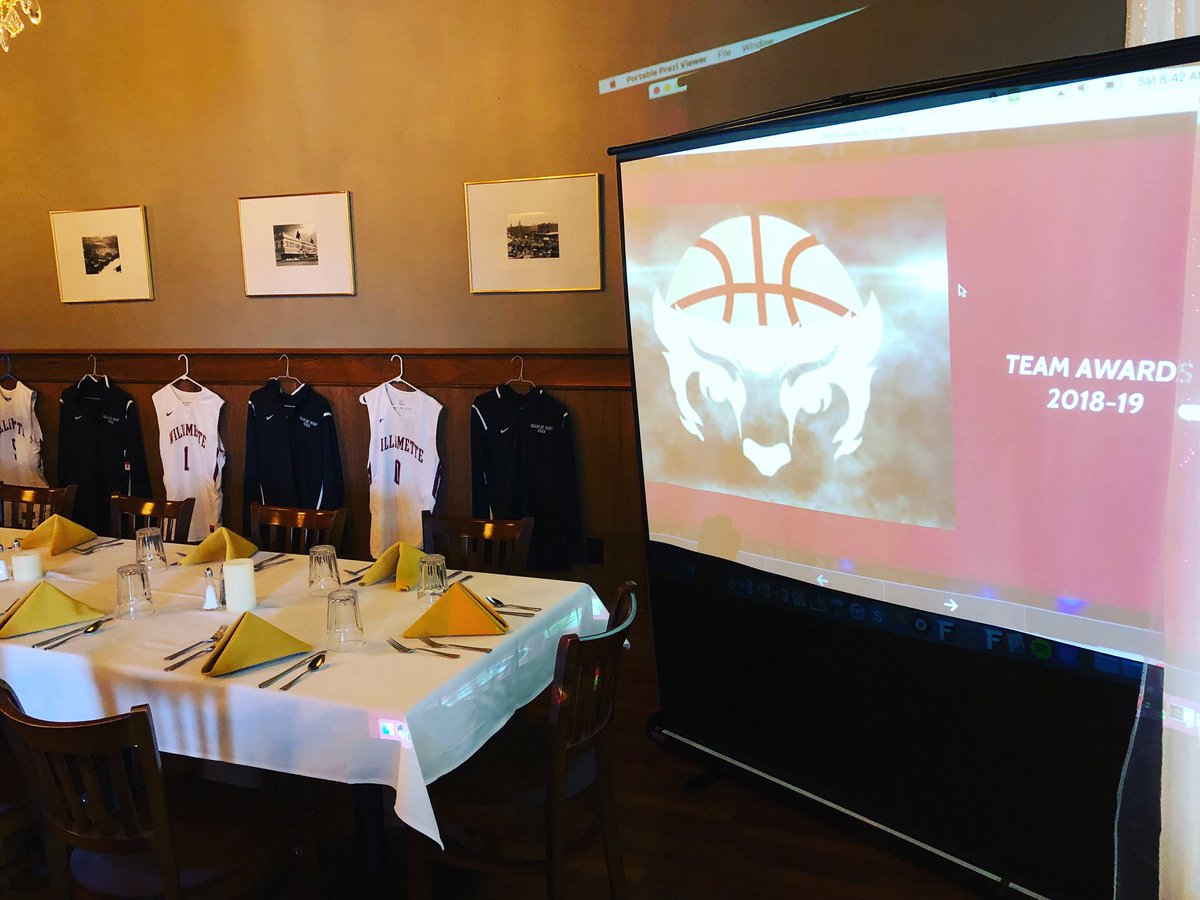 WillametteMBB's tweet photo. Follow our #instastory this AM for look one on our #SRBreakfast and #TeamAwards (hosted by #RudysSteakhouse) https://t.co/zCwpJzastM