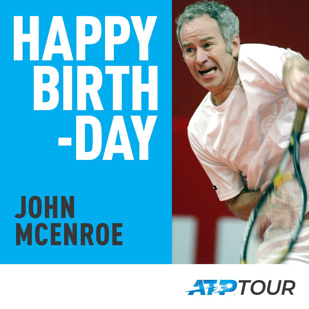 Happy 60th Birthday, JOHN MCENROE!!!    