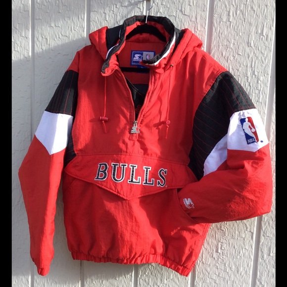 starter bulls jacket 90s