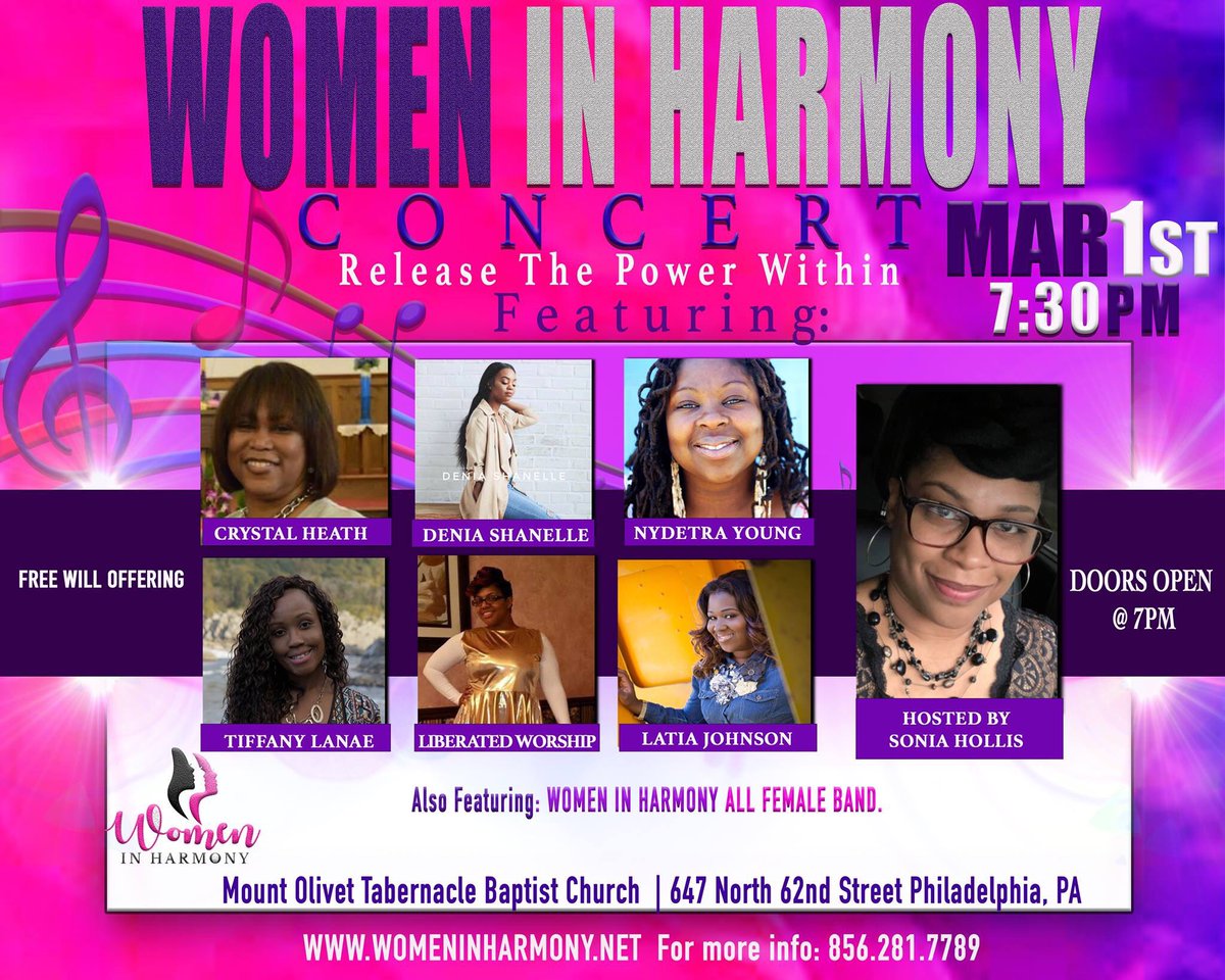 latiamusik's tweet image. Come out and support women inspiring women!#Gospelmusic #womenempowerment
