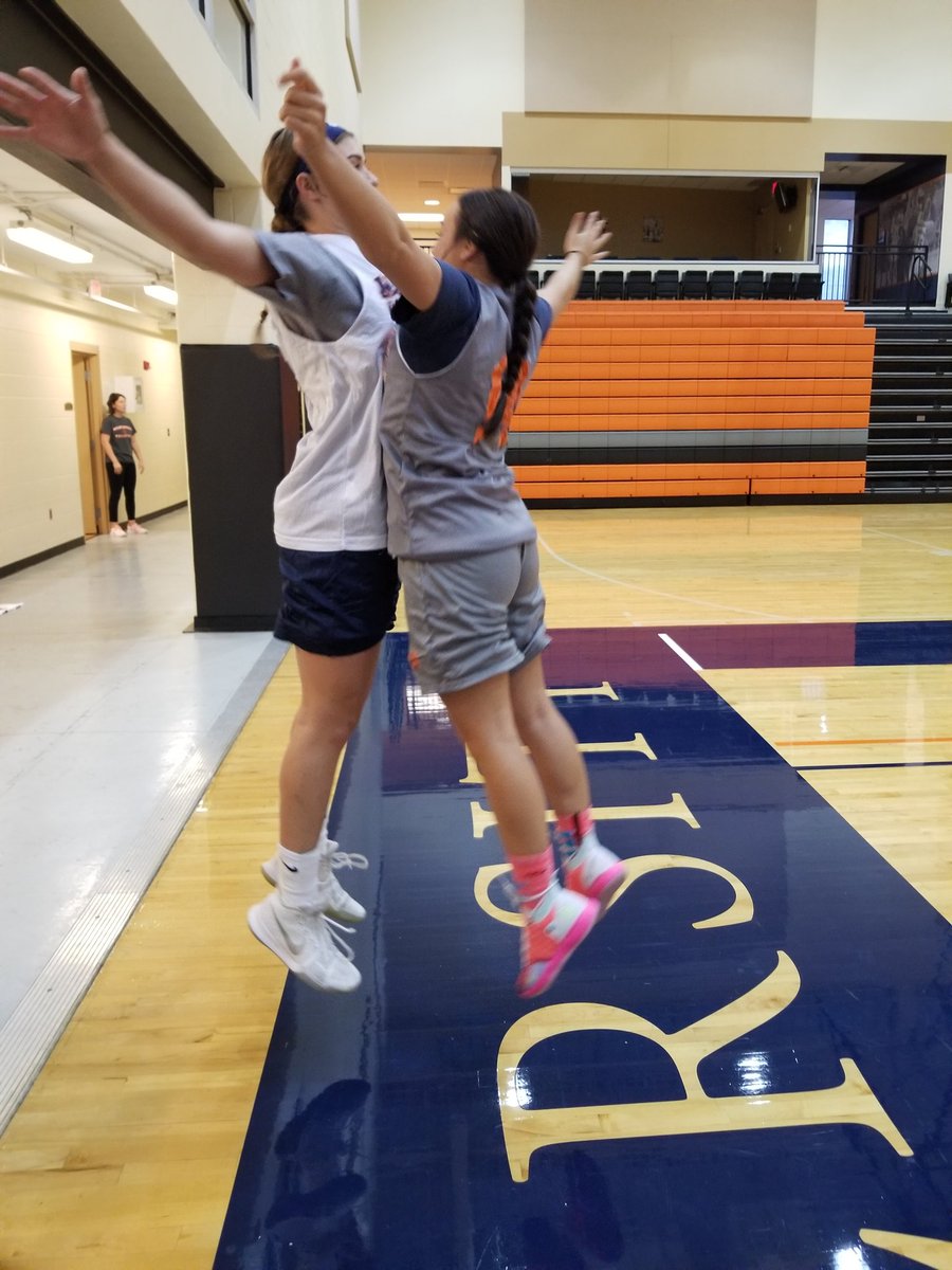 Midland_WBB's tweet photo. Gameday and Senior Day for these two!!! They have meant so much to our program! Come watch them and us close out our regular season at home at 2 PM!!! #WarriorNation #ForOneAnother https://t.co/499B60djrs