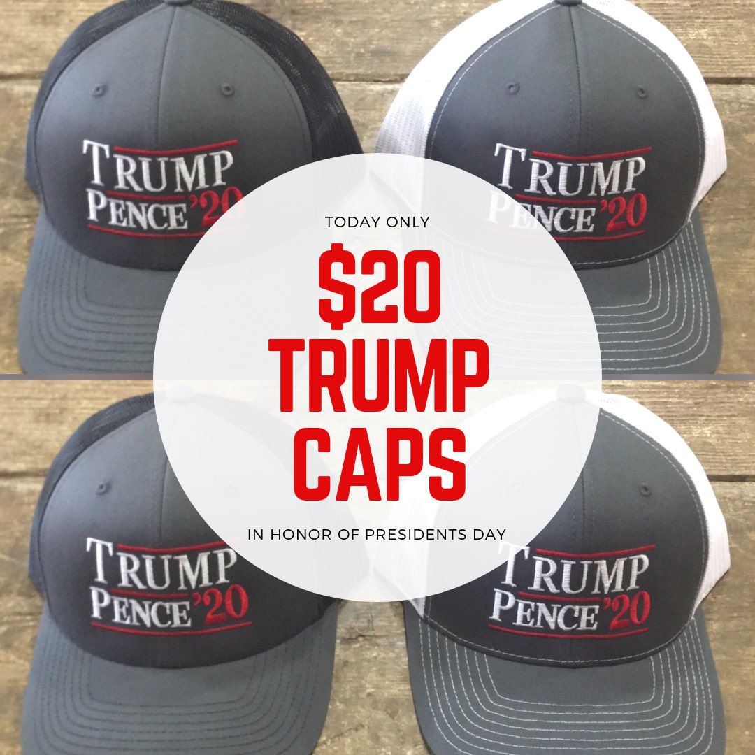 landerscreek's tweet photo. Presidents’ Day sale!! 
#trump #landerscreek #landerscreekoutfitters #trumppence #2020 #presidentsdayssale #sulphurspringstx #shoplocal #shoplocaltx https://t.co/3Atqmw9yXK