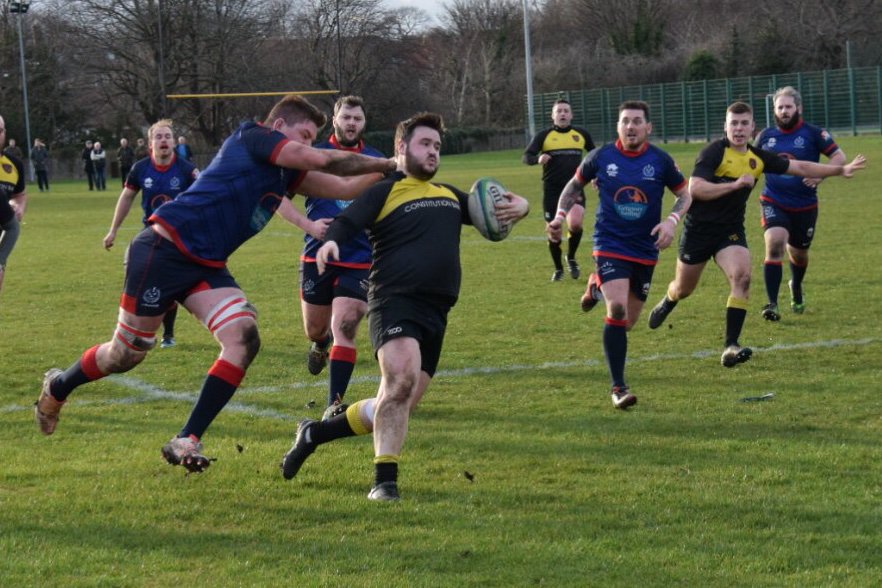 Hard fought game at Bangholm today

Trinity Accies 18 - Corstorphine 14