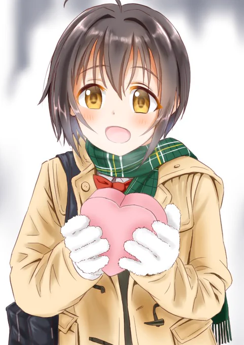 バレンタイン #アイドルマスターシンデレラガールズ #小日向美穂 https://t.co/F45hyF6tj7 