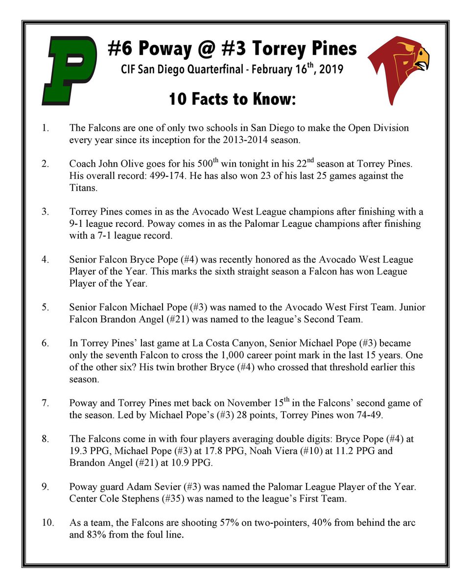 Playoff Game Day!! Tonight is the CIF open division quarters. 7pm at home vs. Poway.  It’s a white out - see you there <a href="/TPCHAOS/">TP Cardinal CHAOS</a>!!!