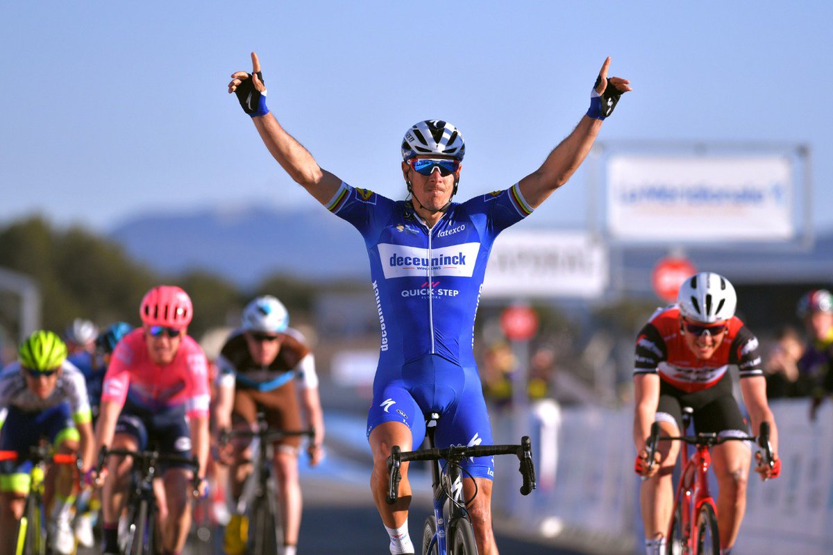 Great feeling crossing the line today ✌🏼 #FirstWin #Season17

📷 Getty