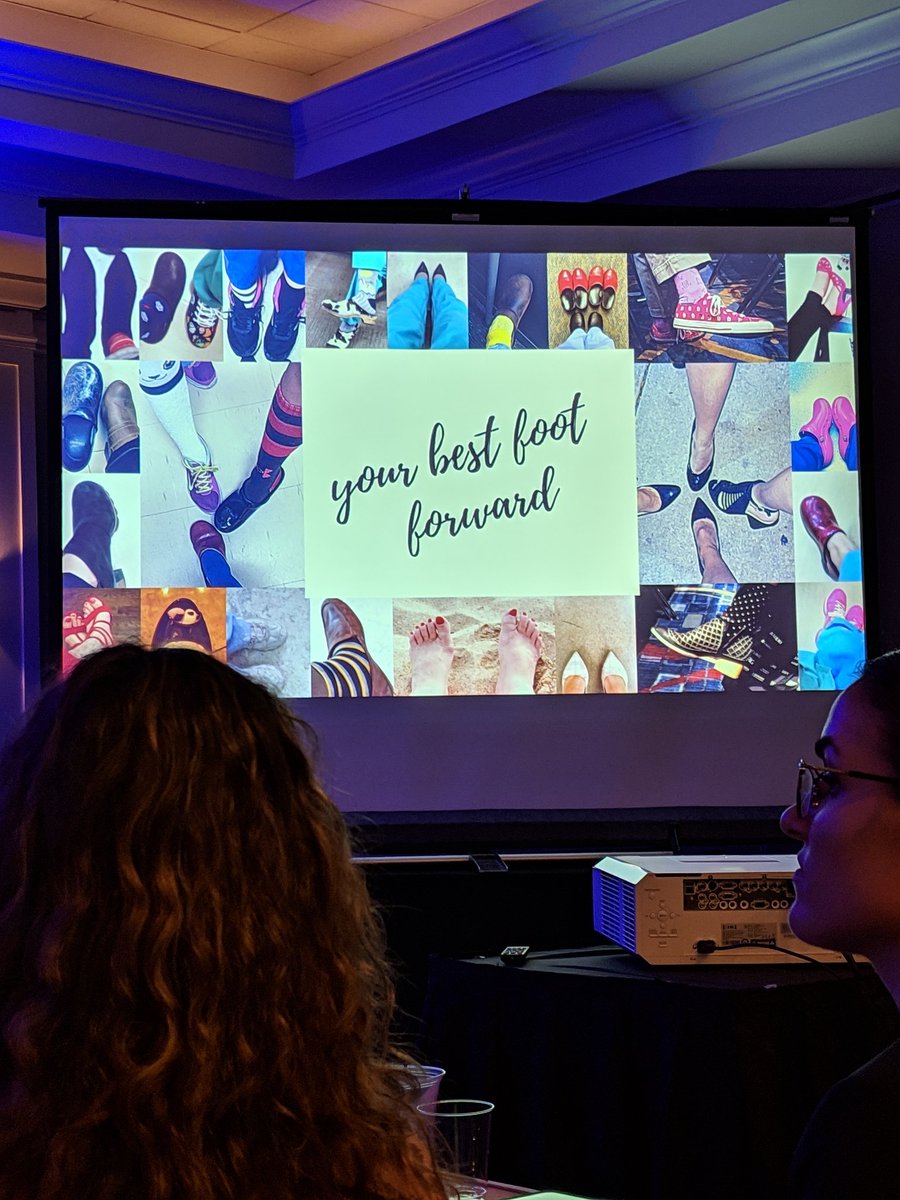 Putting your best foot forward in your own way at The Women in Surgery Career Symposium. @LoggheMD - I prefer to do it in Corgi socks and clogs 🐶 #WIS2019 #ILookLikeASurgeon