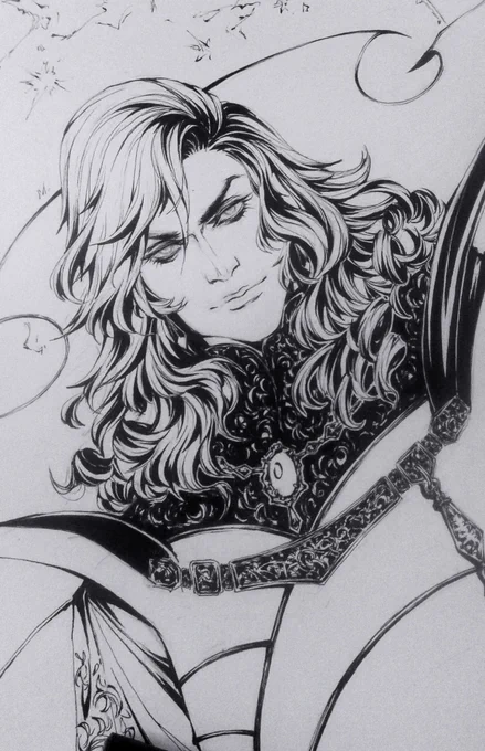 Beloved by the night. Walter Bernhard commission #Castlevania #LamentOfInnocence 