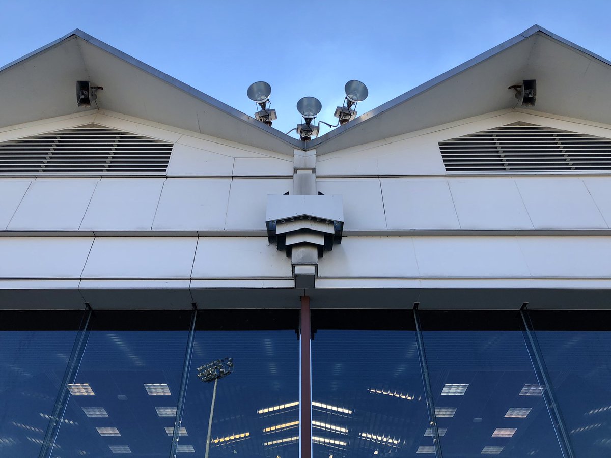 More detail of the press box and the incredible concrete roof structure, which has seen better days. The racetrack was nominated for the 1959 Outstanding Civil Engineering Achievement but came in 2nd behind the St. Lawrence Seaway, which was opened the same year.