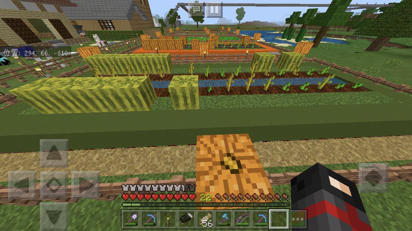 ひーすけ マイクラ中毒者 カボチャ スイカ半自動収穫機とサトウキビ自動収穫機も拡張した 植える場所とレッドストーンと装置追加しただけなので改造とは呼べない 自分で装置開発など全然出来ねえ 僕はやっぱり回路が苦手だ D マイクラpe 自動