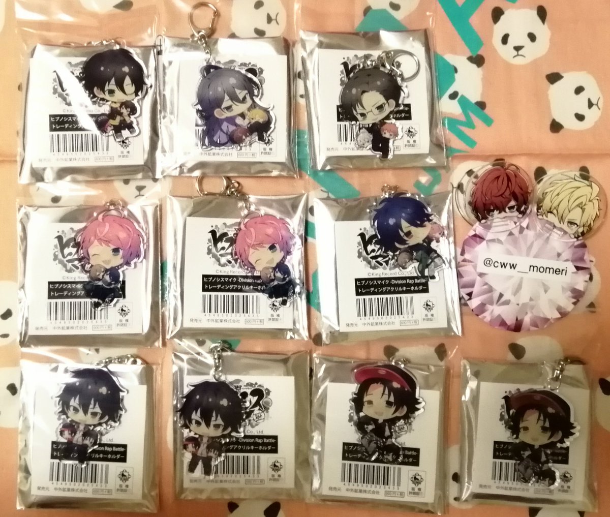 もめり 寝落ちが多いです 交換 譲渡 ヒプノシスマイク ヒプマイ マルイ 特典 もちころ もちころりん アクキー 缶バッジ コースター 譲 一郎 二郎 三郎 左馬刻 銃兎 理鶯 乱数 幻太郎 帝統 寂雷 求 独歩 一二三 定価 送料 コースター及び