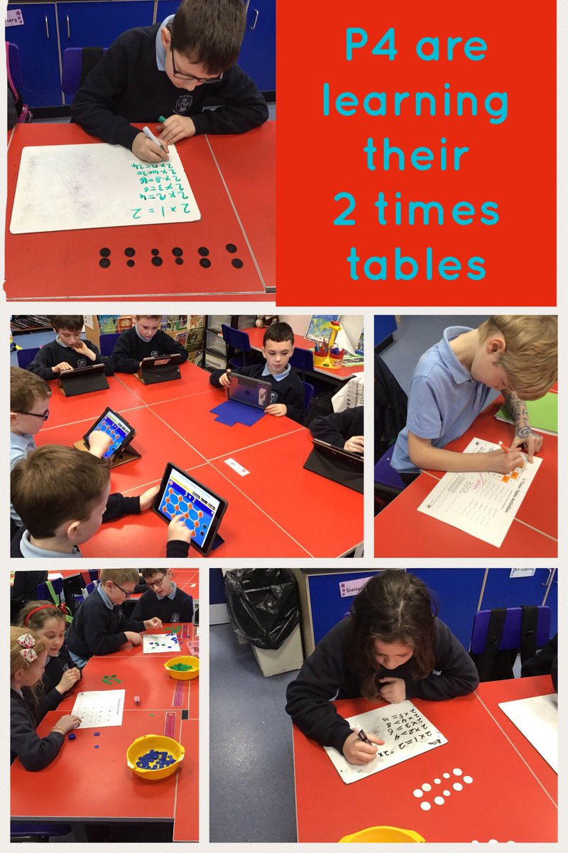 NewRowPS's tweet image. P4 photo of the week shows how their learning is really progressing - Lots of ways to learn our table facts!
They’ll be at 10 times tables in no time!
#bestwaytolearntables
#wecarewesharewelearn 💙