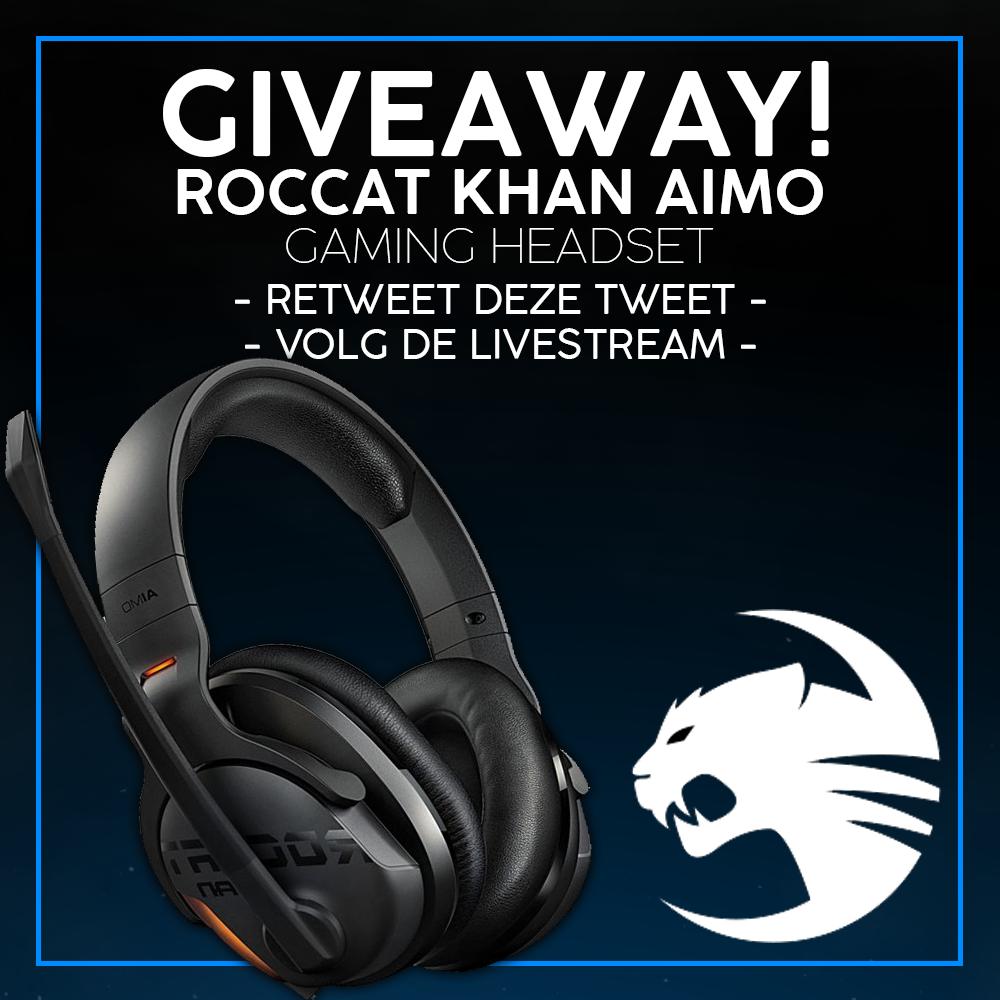 Wil jij kans maken op deze Roccat Khan Aimo headset? Volg dat deze twee simpele stappen! De winnaar maak ik via mijn livestream bekend dus zorg dat je het niet mist!

1. Retweet deze tweet en tag 2 vrienden.
2. Volg mijn stream en zet de notificaties aan. twitch.tv/yaraskygaming