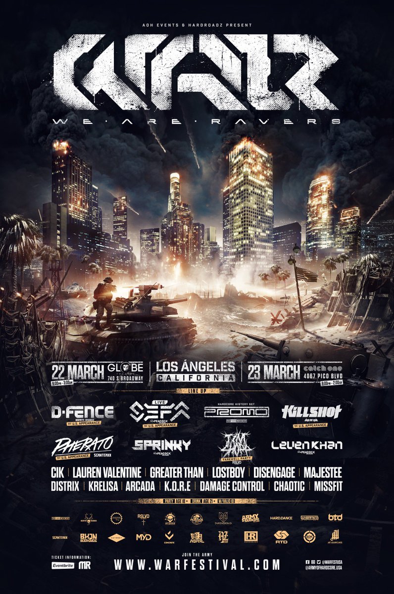 AoHEvents's tweet photo. Troops get your tickets to the biggest W.A.R to hit los angeles!! #sefa #promo #dfence #killshot #pherato #sprinky @GlobeTheatre_LA Friday March 22 and Saturday March23 @catchonela https://t.co/wkpjDoe2nx https://t.co/QWsWJoWkTb get your tickets on https://t.co/GvsIRzNewG https://t.co/r6Sxtcitan