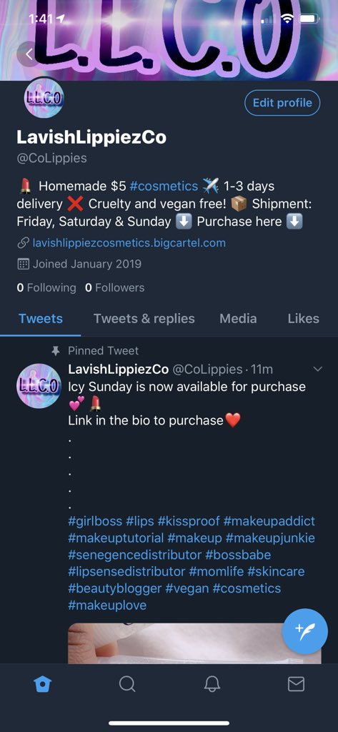 _TheRealSash_'s tweet photo. Check it out my first product is out‼️🥰💄 @CoLippies 
.
.
.
.
.
#mua #beautyblogger #makeupartist #makeupjunkie #bossbabe #makeup #senegence #makeupaddict #lipsensedistributor #girlboss #shadowsense #momlife #workfromhome #fashion #vegan #cosmetics #lipstick #lipgloss https://t.co/mdidv0RQZj