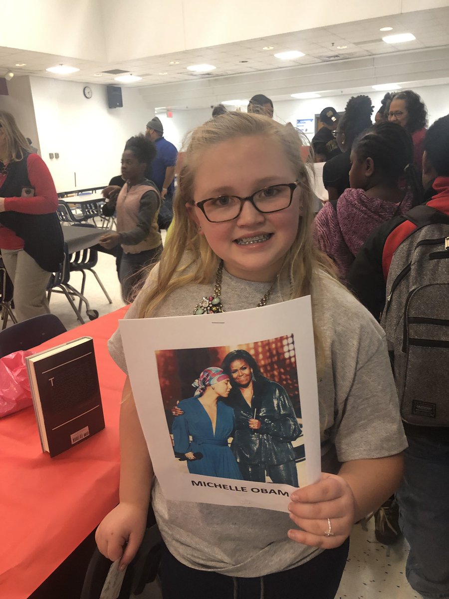 TameeVT's tweet photo. Danee was very excited to be Michelle Obama in the Black History Wax Museum 💜@MichelleObama #RiverdaleRising #whentheygolowwegohigh #daneemaren https://t.co/bB3fhCtv1S