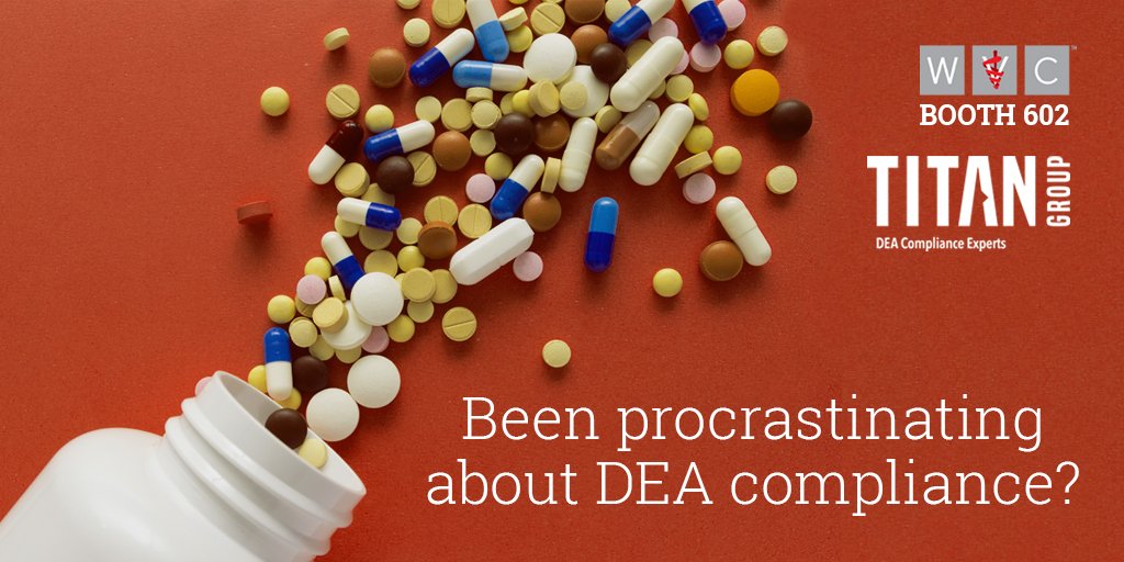 Now you don’t have to! Visit @titandiversion in Booth 602 during #WVC2019 for simple #DEACompliance solutions. #ItMattersWVC #TITANGroupDea @wvc_vetce <a href="/jackteitelman/">JACK TEITELMAN</a> @kelleydetweiler