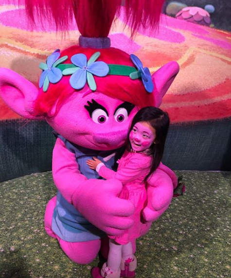 trollstheexp's tweet photo. Two trolls, both so pretty in pink! Thanks for visiting #TrollsTheExperience. 📷: IG: taysfineart https://t.co/Ca9tCsd1br