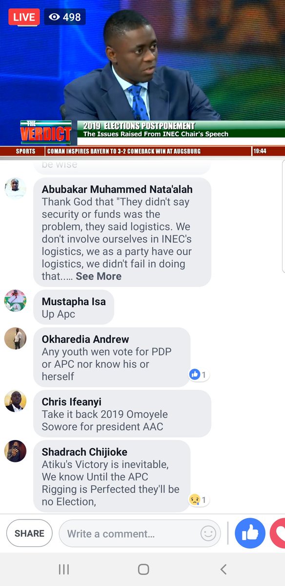 EMHSgoppel's tweet image. The Nigerian electoral process has been delayed. Will their attempt to form a compact democracy survive this setback? The Internet allowed me to watch Nigerian TV coverage through Facebook. #CompGov #CoGo #INEC