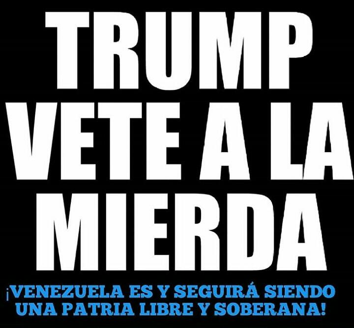 @JuanGuaiDog (@juanguaidog) on Twitter photo Coño respeten ! . Mi amo <a href="/RealDonaldTrump/">Donald J. Trump</a> no se va a ir a ninguna
#mierda. El administrará sabiamente nuestro #petróleo .
Yo , como obediente prostituta de #EEUU entregaré #Venezuela
a la #oligarquía de #Colombia. Son pura mierda, pero pagan burda de bien ! Coño respeten ! . Mi amo <a href="/RealDonaldTrump/">Donald J. Trump</a> no se va a ir a ninguna
#mierda. El administrará sabiamente nuestro #petróleo .
Yo , como obediente prostituta de #EEUU entregaré #Venezuela
a la #oligarquía de #Colombia. Son pura mierda, pero pagan burda de bien !