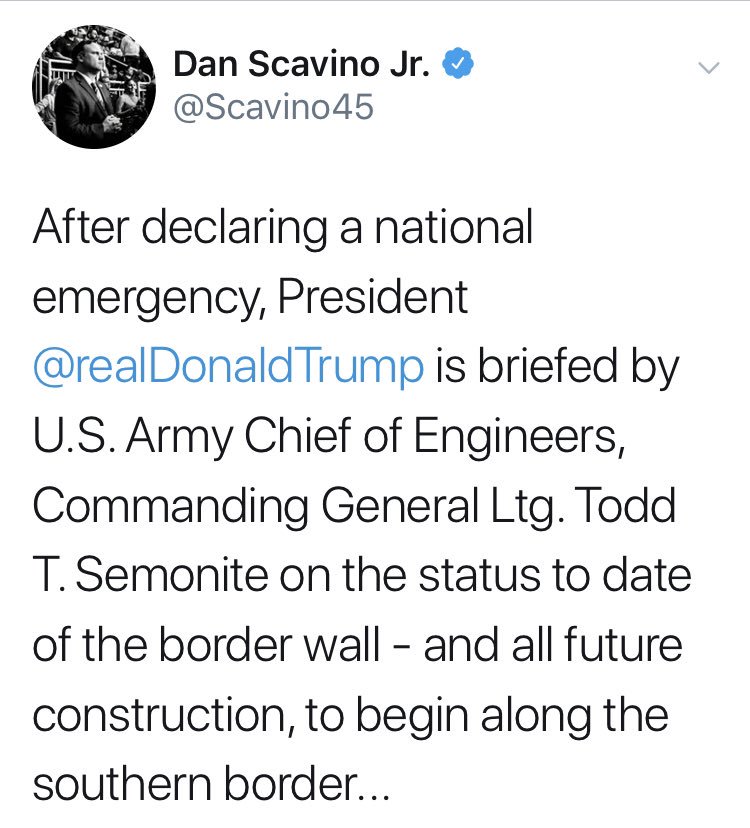 !!NEW Q - 2738!!14:00:44 EST  https://twitter.com/Scavino45/status/1096628767701848064Army Chief of Engineers?ALL 'FUTURE' CONSTRUCTION?How long have Anons known?FAKE NEWS attacking us daily?D's are predictable (stupid).Nothing to See Here.Q #QAnon  #CorpOfEngineers  #RedCastle  #GreenCastle