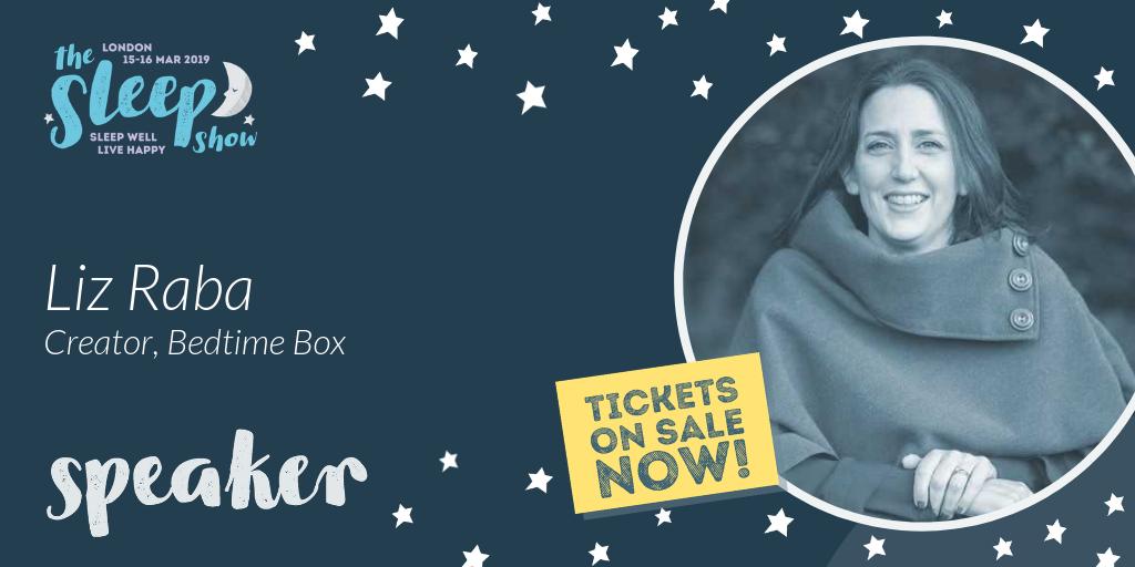 thesleepshow's tweet image. Join Liz Raba, creator of @BedtimeBox at our London show on March 16th as she explores ways to make connections with our children at bedtime 😊 buff.ly/2tgeAsd #thesleepshow #sleepwelllivehappy