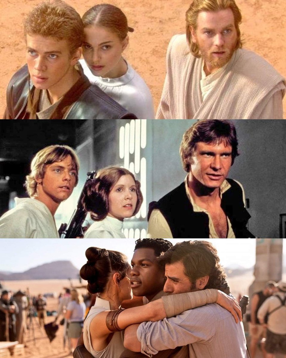 swafol's tweet photo. A chaque époque ses héros 💫 // At each time his heroes 💫 #starwars #prelogy #originaltrilogy #postlogy https://t.co/nx5OvsfsVx