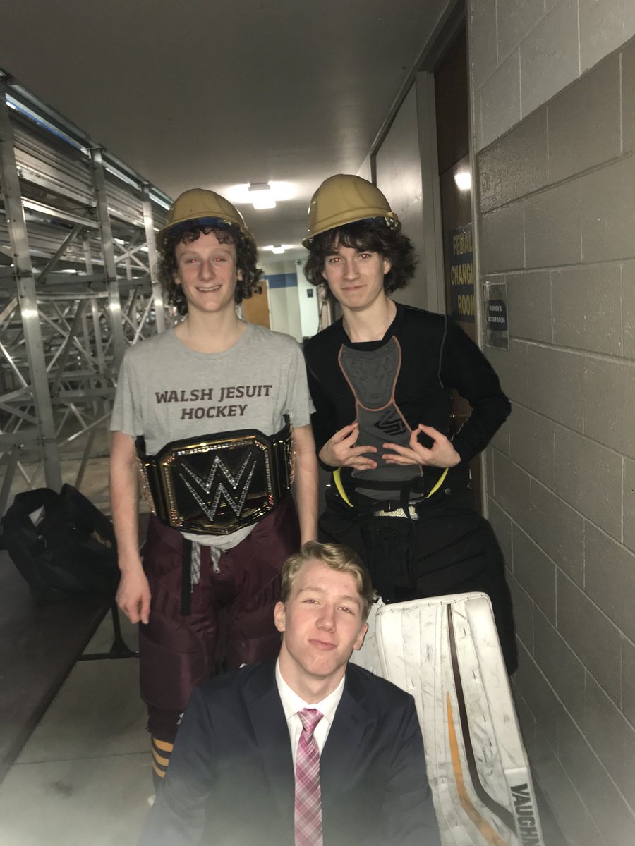 TheWJBretheren's tweet image. Warriors win 11-0 to advance to the district quarter finals!! Garrett Pazey is the first player in Walsh Jesuit history to win both the ultimate warrior and a hard hat in the same game!! Brody Lerch grabs the other hard hat #TimeForWar #Ourtime