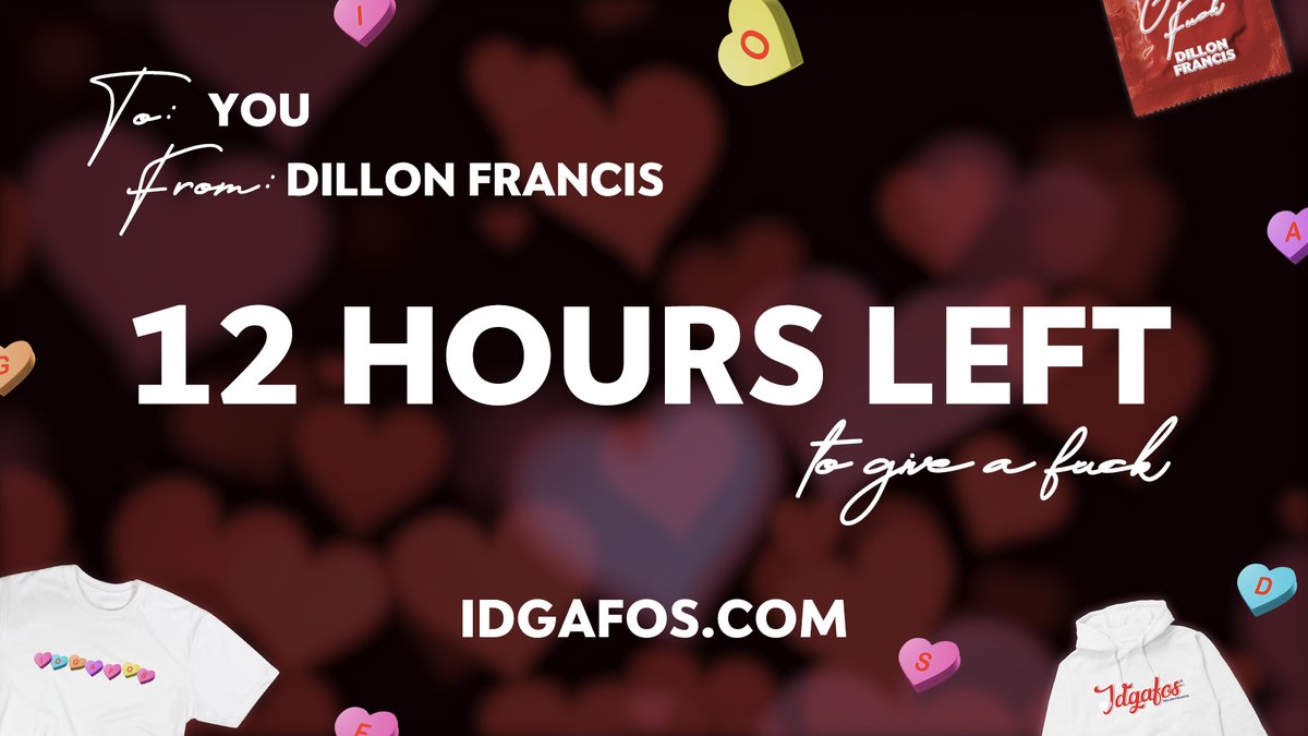 💕 12 HOURS LEFT 💕 IDGAFOS.COM https://t.co/OenmAYqQmL