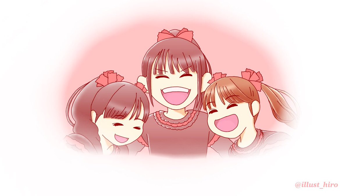 Hiro O O No Twitter 3人で笑ってるイラスト 仕上げてみたよ なんか いや何でもないです W Babymetal Fanart