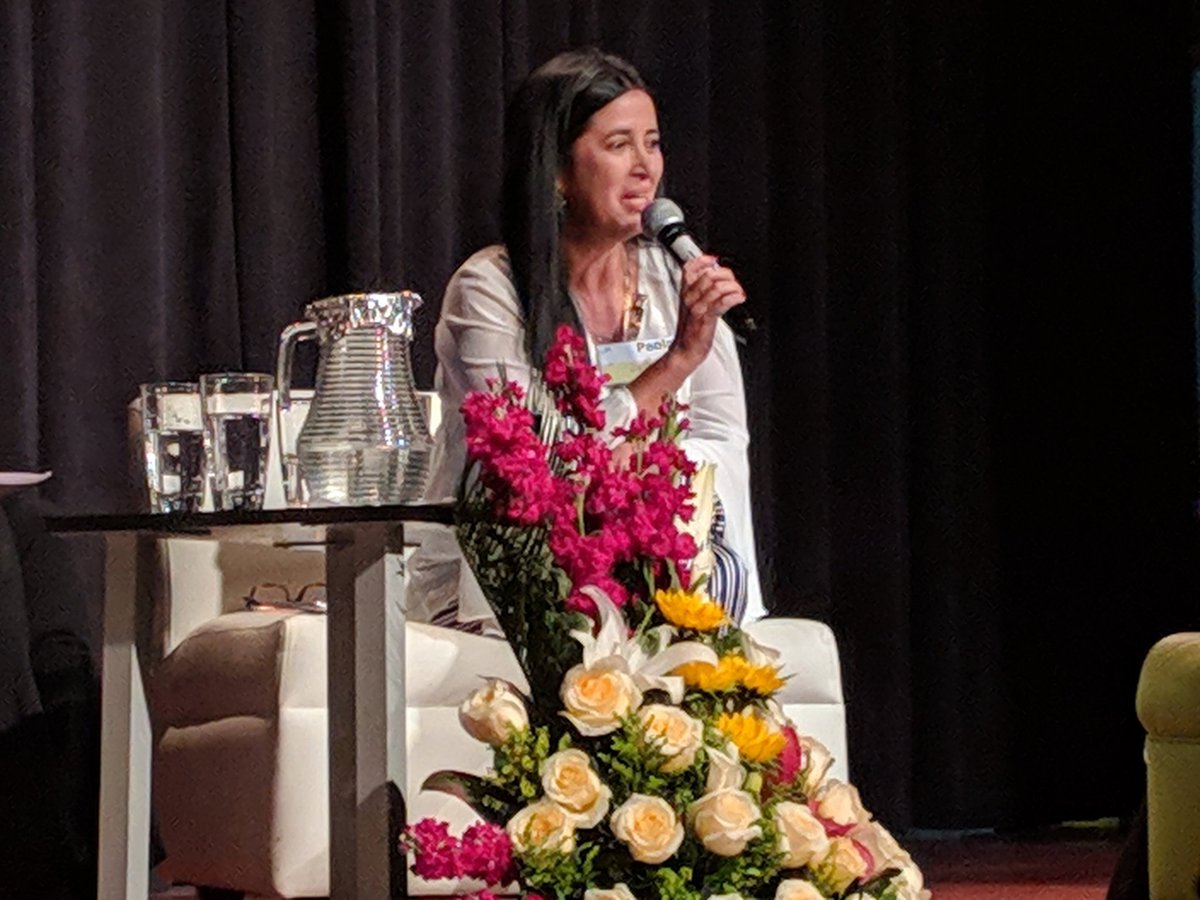 acotopaxi's tweet photo. #acwomenandleadership2019 "Your Leadership Journey" with Robin Meyer, Deputy Chief of Mission at the U.S. Embassy in Ecuador, Sylvie Bedard, Canadian Ambassador in Ecuador, Paola de Pereira, Elementary Principal at @acotopaxi and Gizella Greene, founder of Superfoods Ecuador. https://t.co/ZHSDGwxnp0