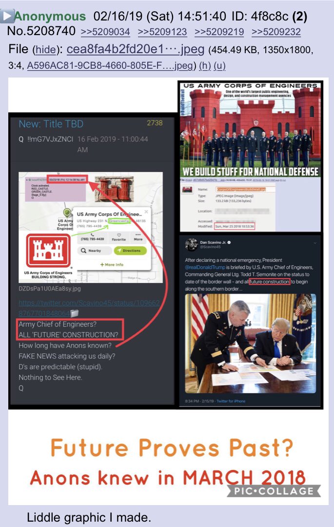 Anons' Green Castle, Red Castle analyses!! Anon notable!! #QAnon  #RedCastle  #GreenCastle  #CorpOfEngineers  @realDonaldTrump