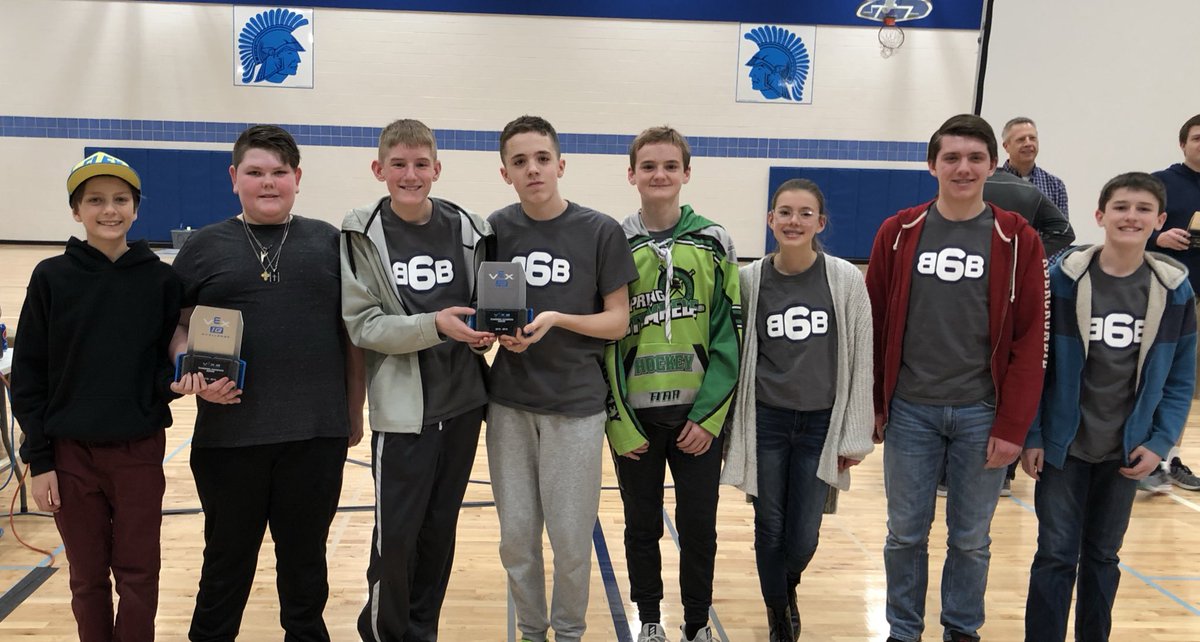 TechEdRocks's tweet image. BionicBots6 collaborate with Corrupt Code for 1st place Teamwork Award. Congrats! @hssdbv