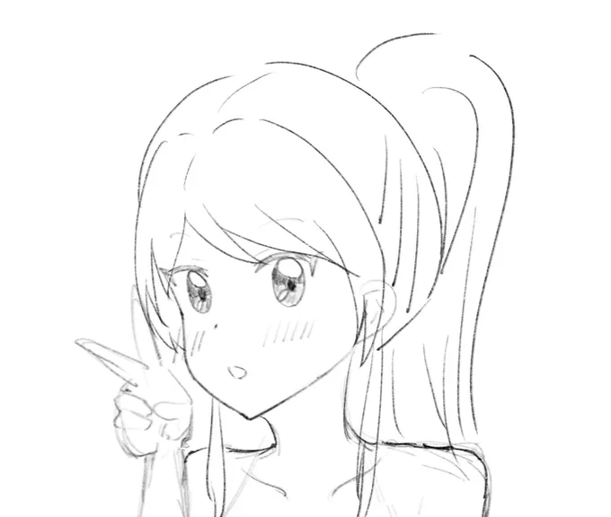 ポニテ蘭ちゃん練習 