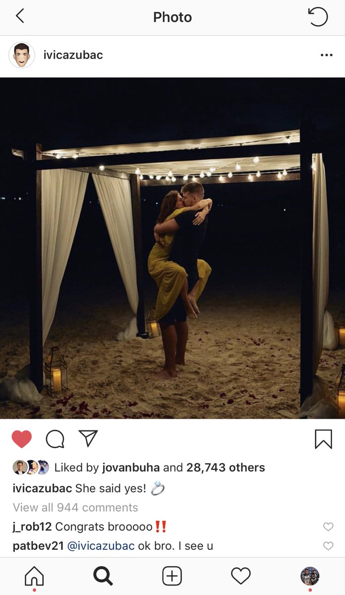 Some guys have made the most of the All-Star break. #Clippers center Ivica Zubac (@ivicazubac) got engaged! #Lakers