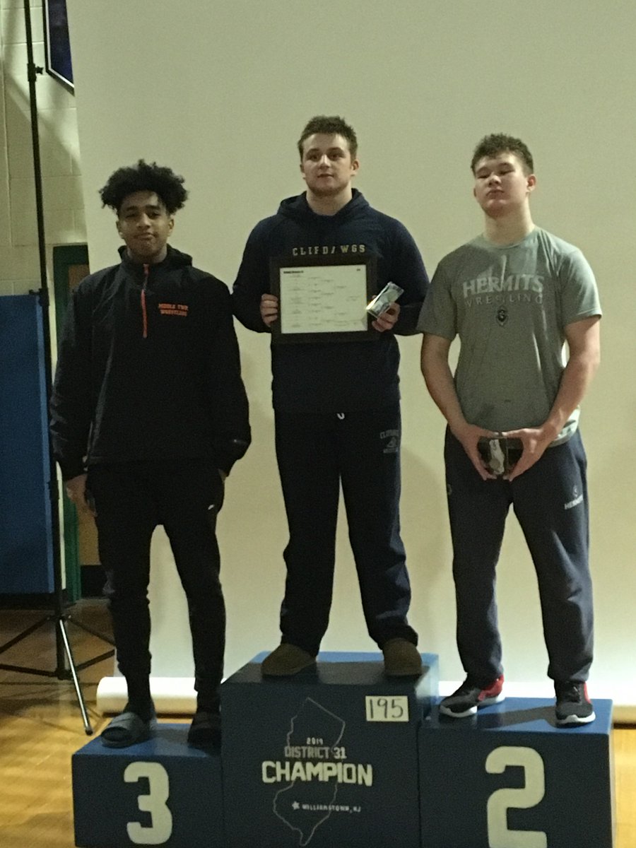 Marcus Hebron 3rd place. 195 District 31 <a href="/MTHSAthletics1/">MTHS Athletics</a>