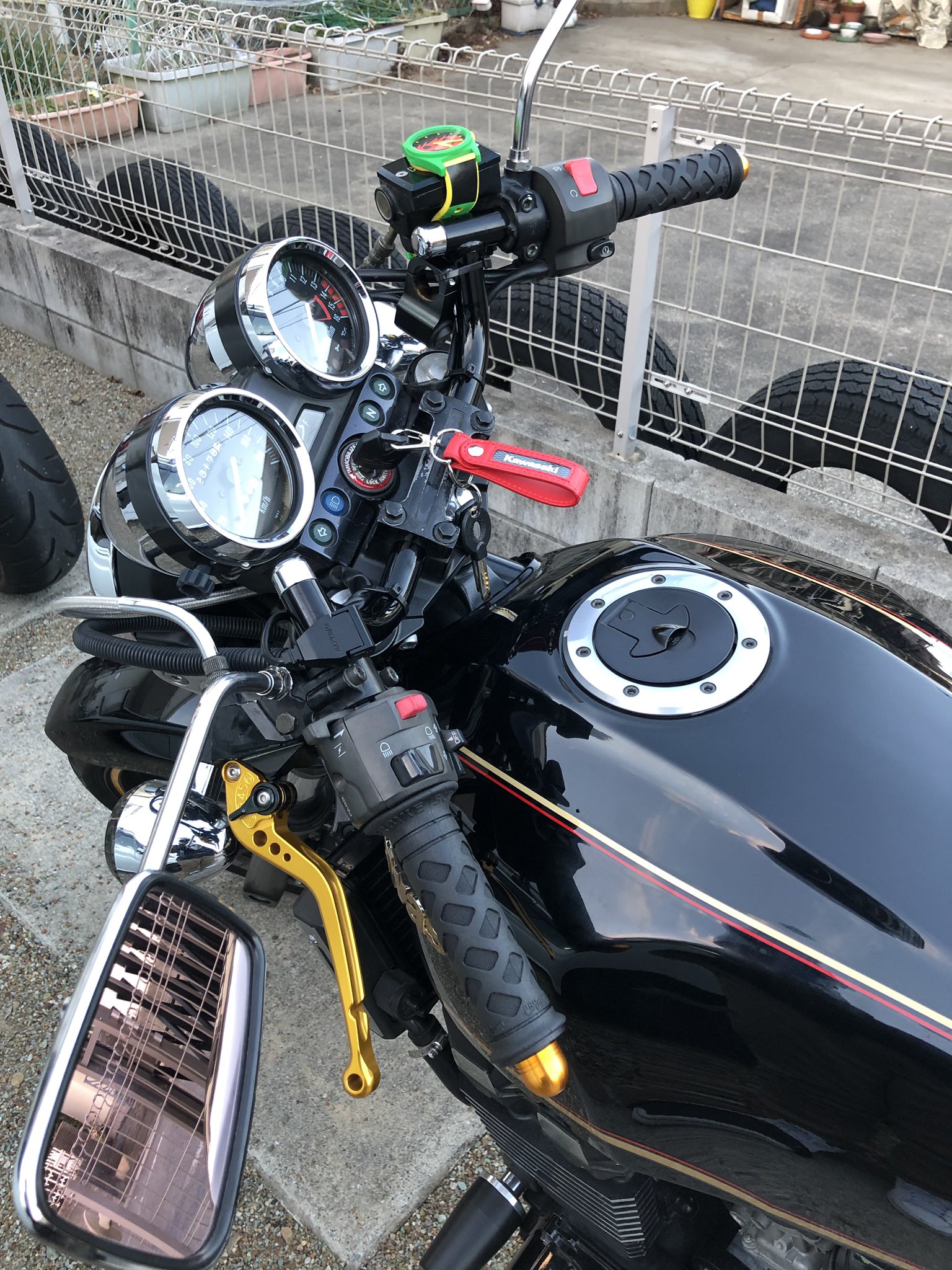 コンドルハンドル、ミラー ZX-10R（C型）のハンドルやミラーの交換のカスタムのレポート